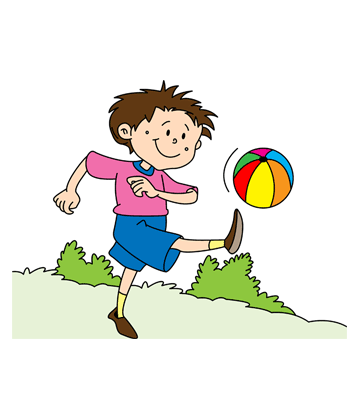 Children Playing In The Park Coloring Page