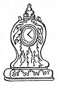 Clock Line Art