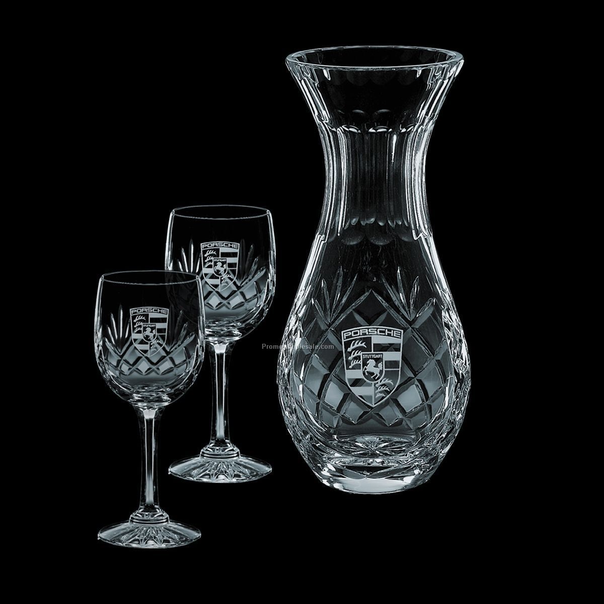 Crystal Wine Decanter And Glasses