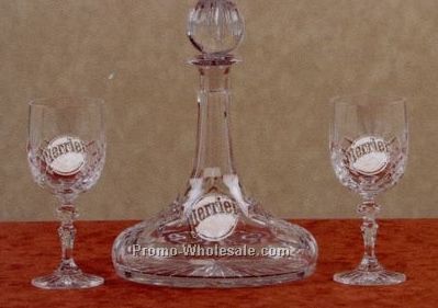 Crystal Wine Decanter And Glasses