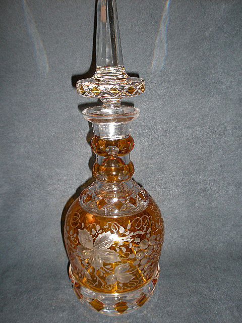 Crystal Wine Decanter Engraved