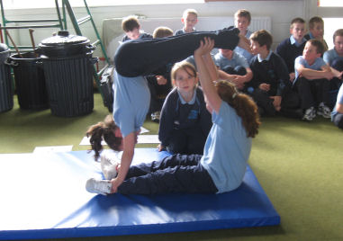 Gymnastics Partner Balances Pictures