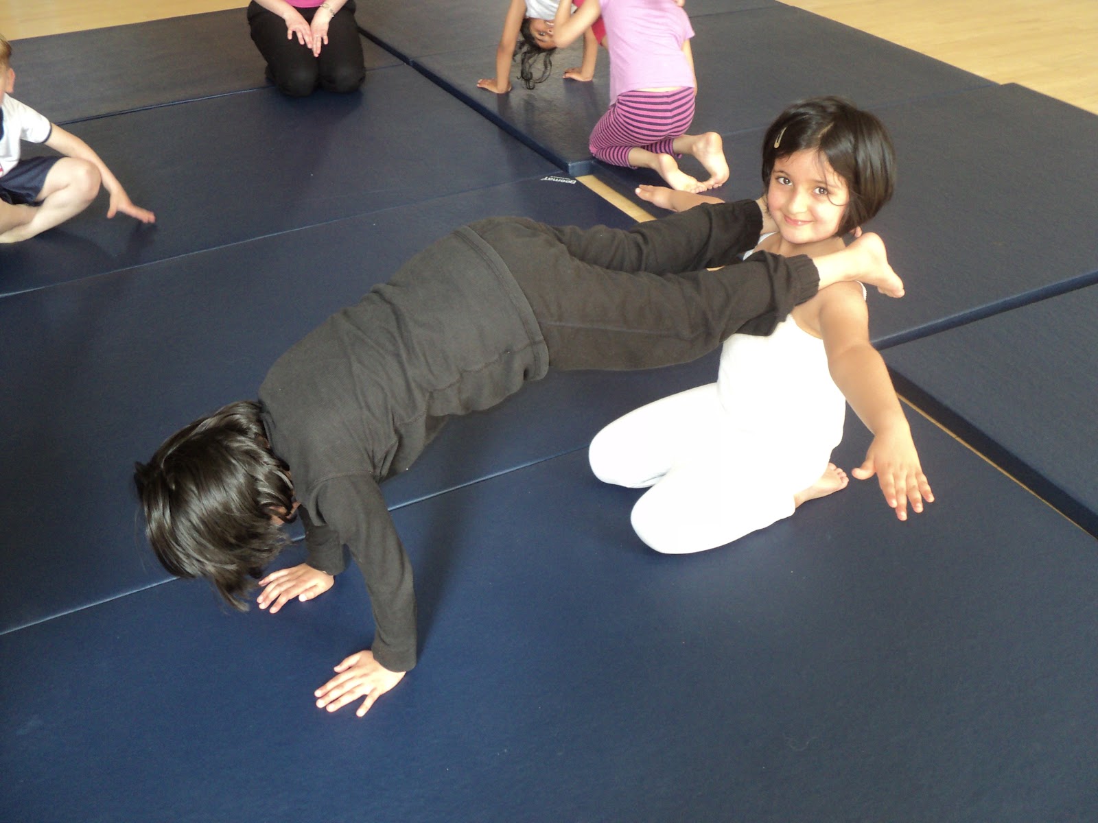 Gymnastics Partner Balances Pictures