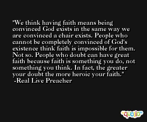 Having Faith Quotes