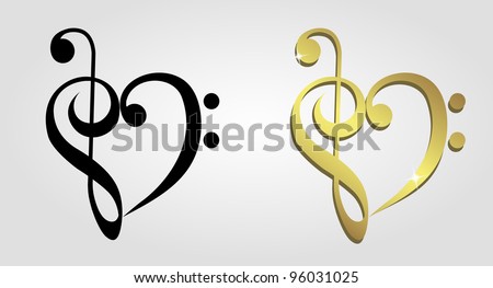 Heart Treble Bass