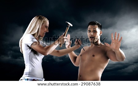 Lady With Hammer