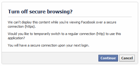 Loading Facebook In Iframe