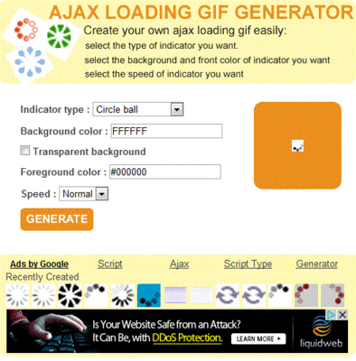 Loading Gif Image Generator