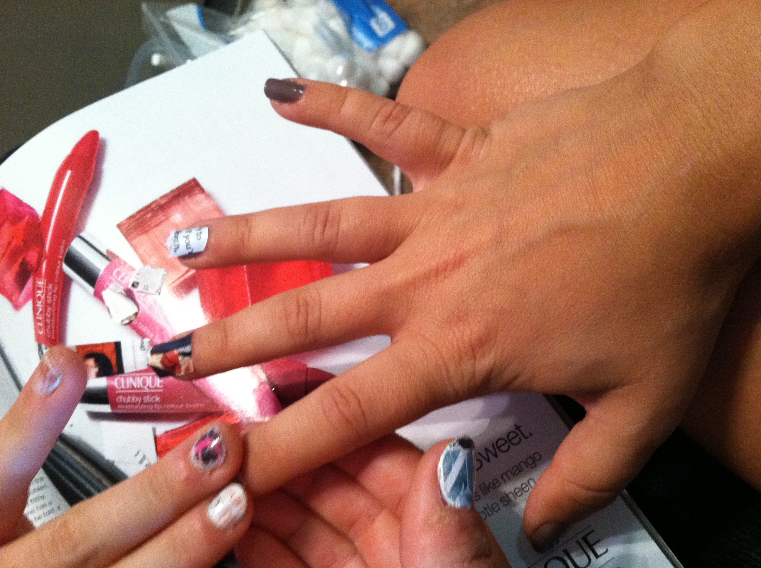 Newspaper Nails Without Rubbing Alcohol Or Vodka