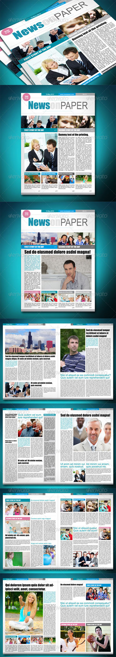 Newspaper Template Photoshop Mac