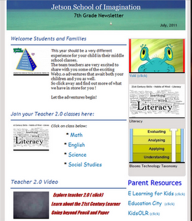 School Newsletter Templates For Teachers